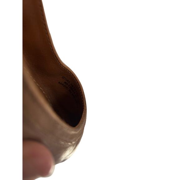 FRYE Carson leather ballet flats tan size 9.5 M - Picture 8 of 9